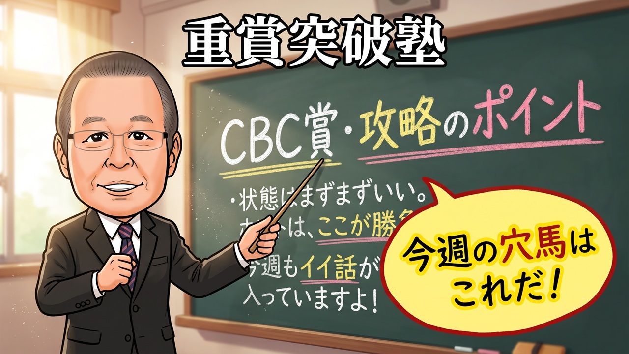 PR・元調教師が教える穴の1頭