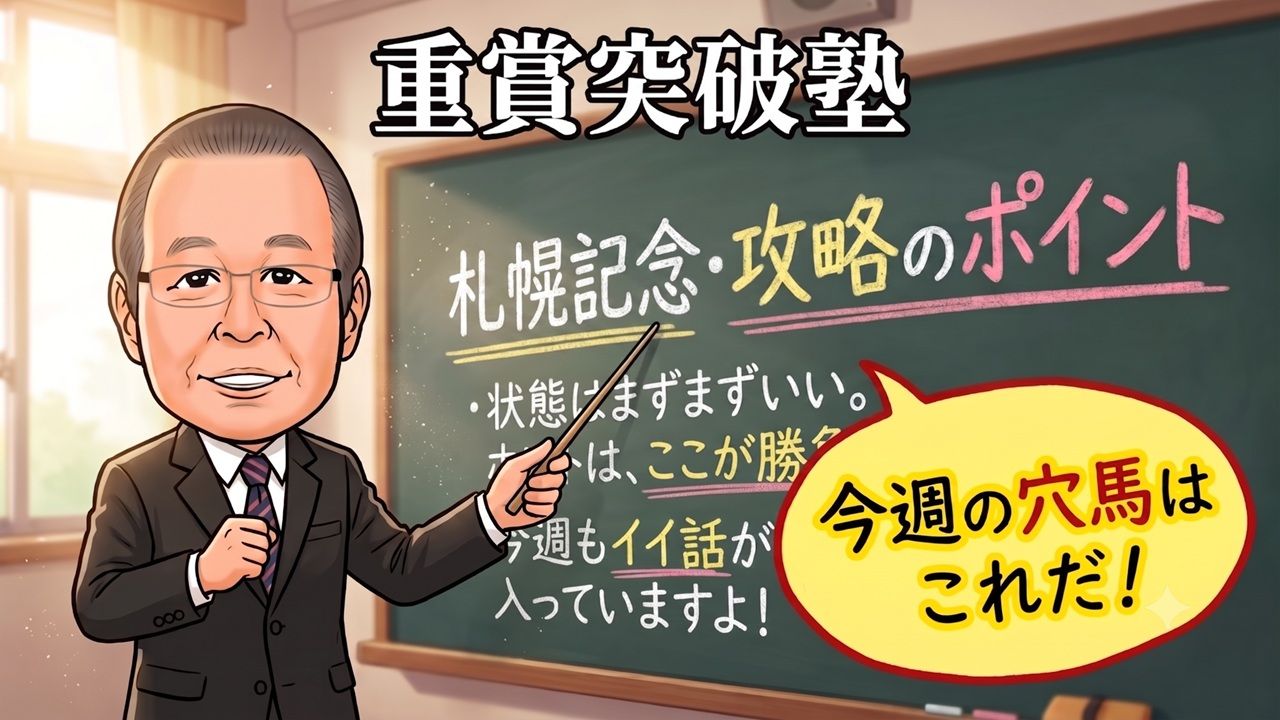PR・元調教師が教える穴の1頭